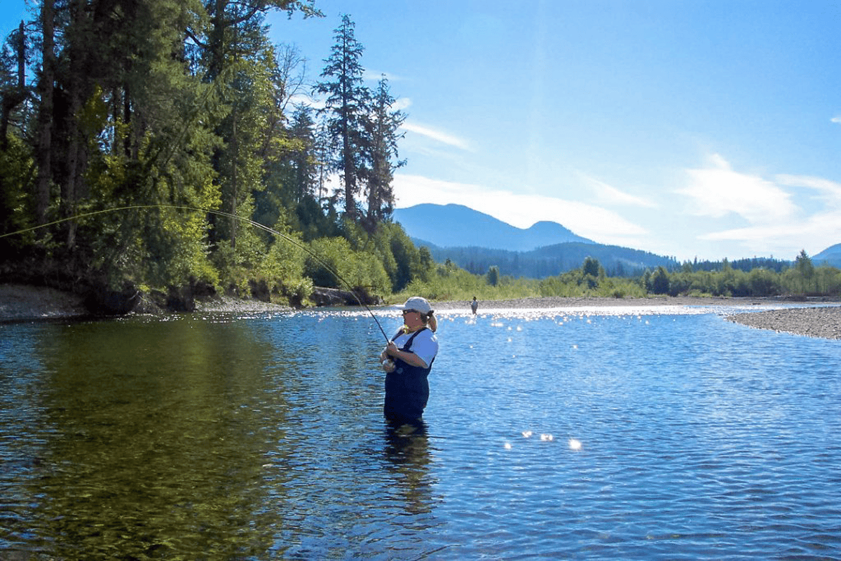 Campbell River women's Fly Fishing trip